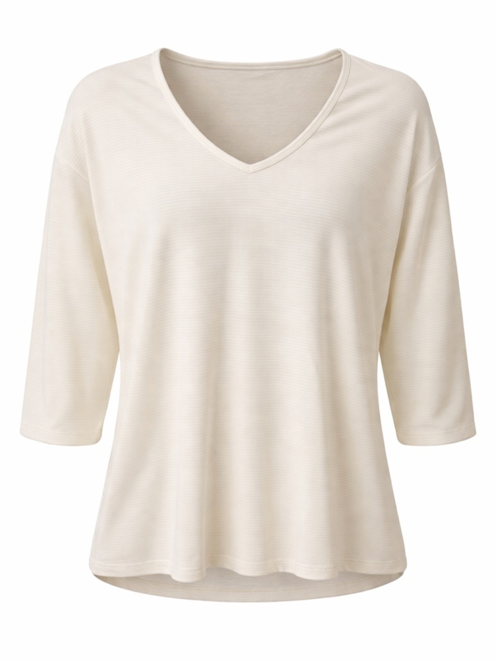Segments Essentials for Women White Modal Blend Ribbed Top Size XXL